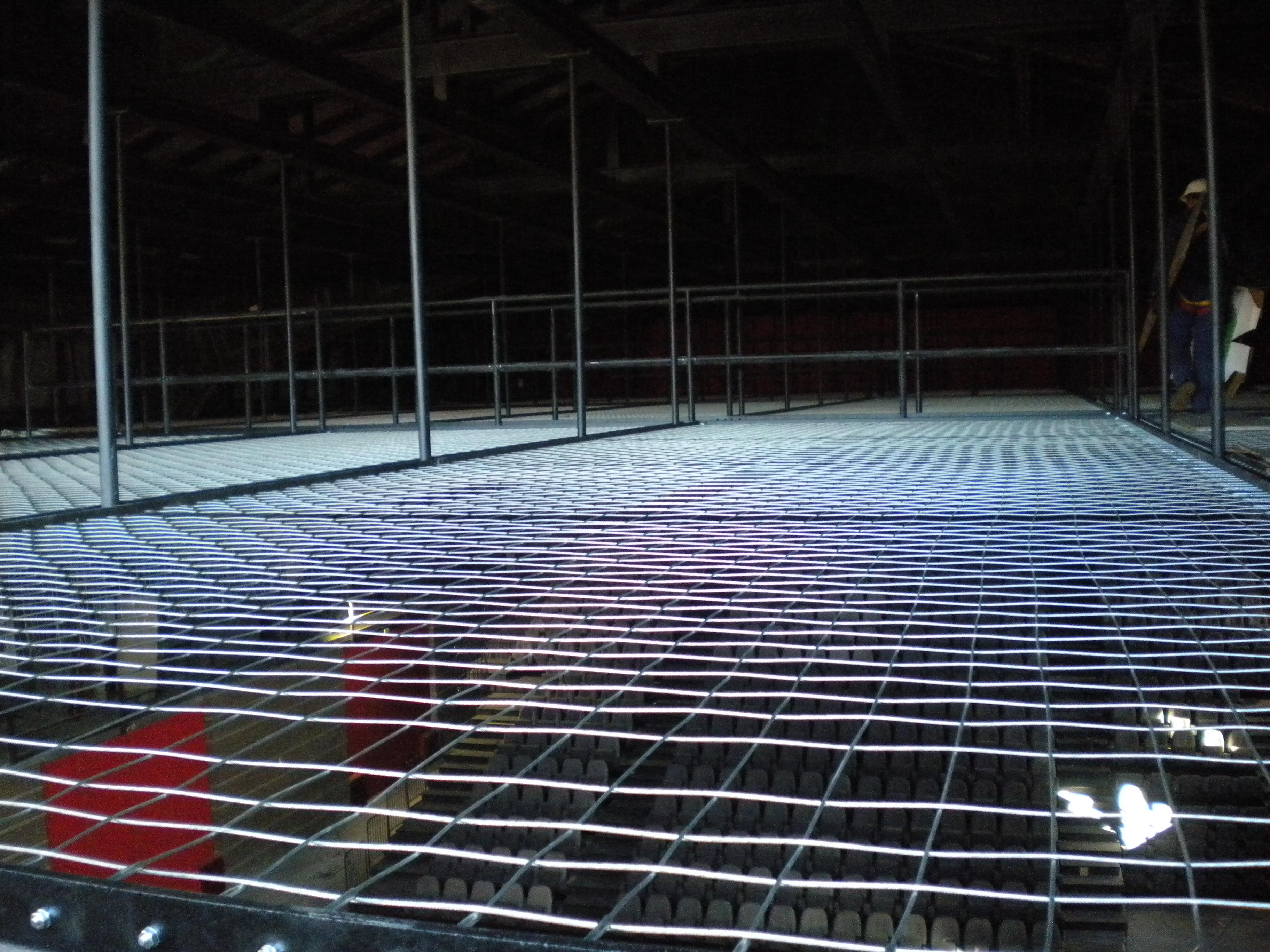 tension wire grid ceiling